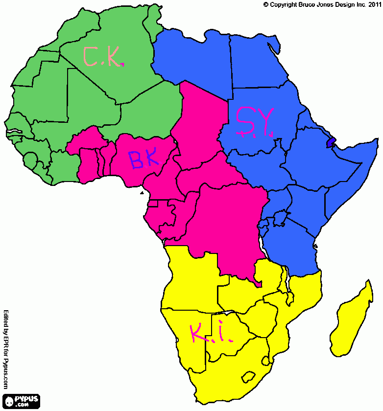 afrika mevcut durum boyama