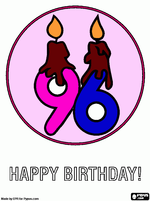 96. yaş günün kutlu osssssun boyama