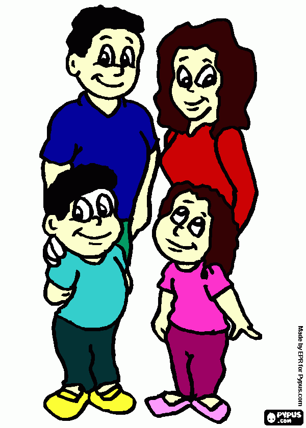 aile resmi boyama