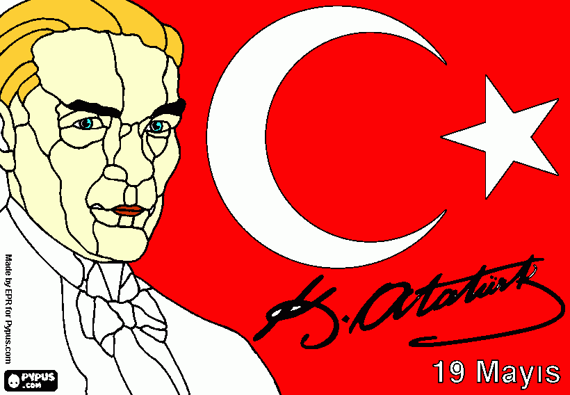 atatürk 2015 boyama