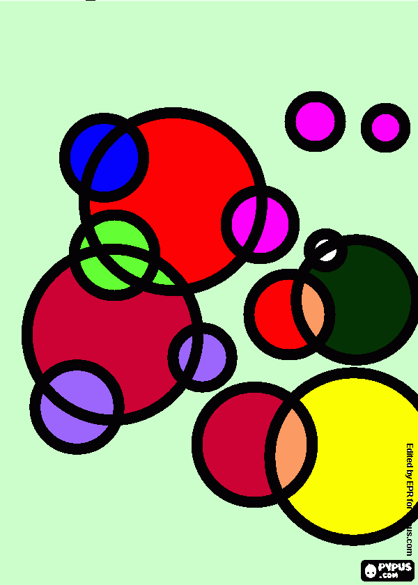 baloncuklar boyama