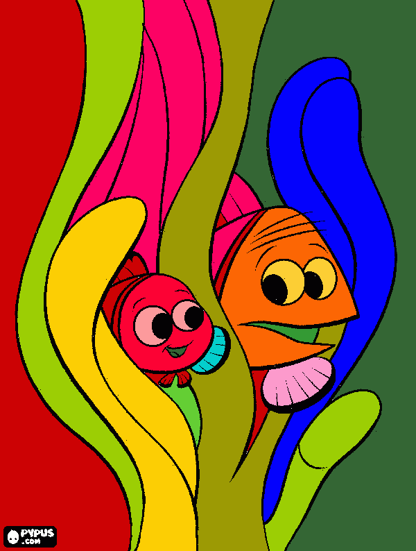 balık nemo boyama