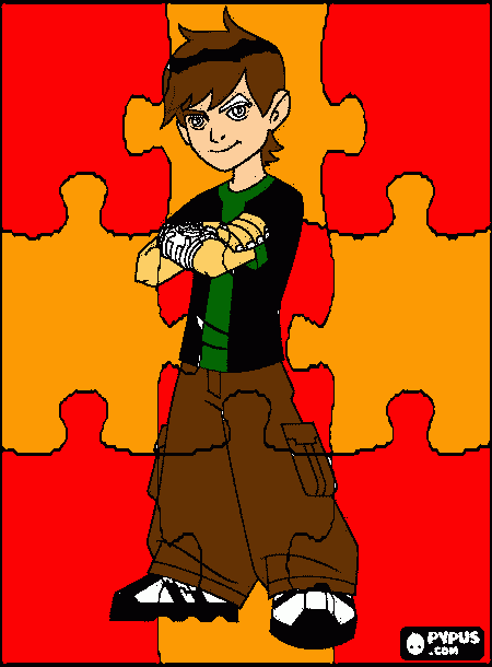 ben 10 omnivors  boyama