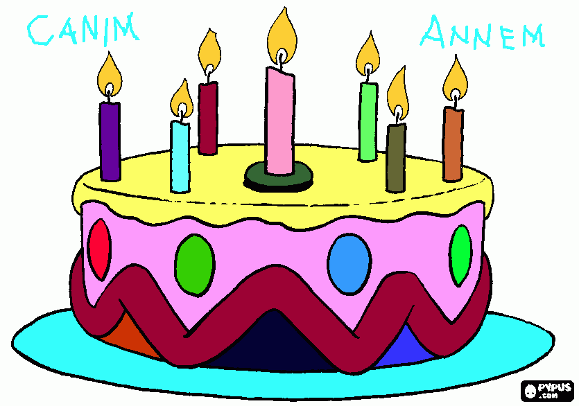 canım annem boyama