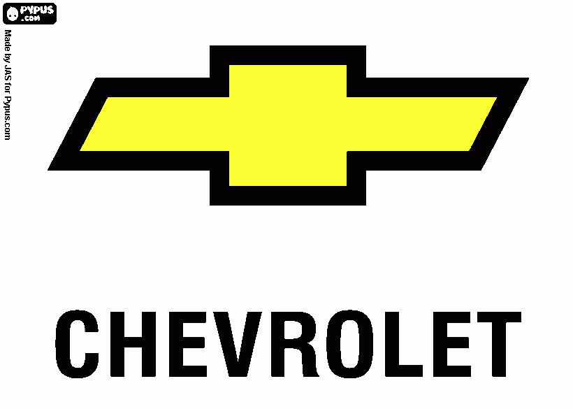Chevrolet Logo boyama
