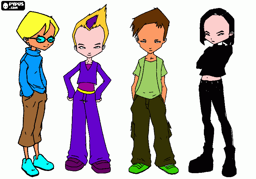 Code Lyoko boyama