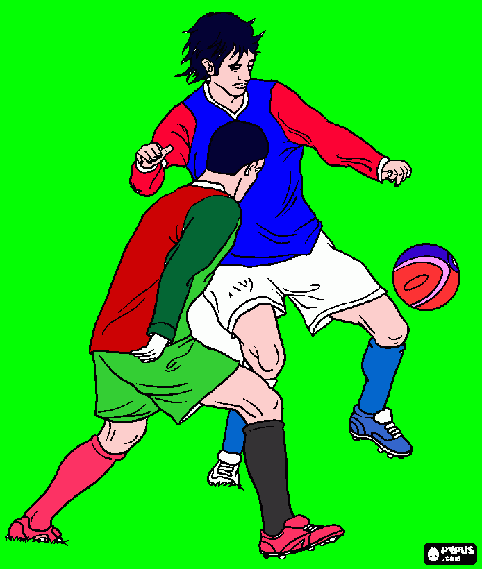 ftbol boyama