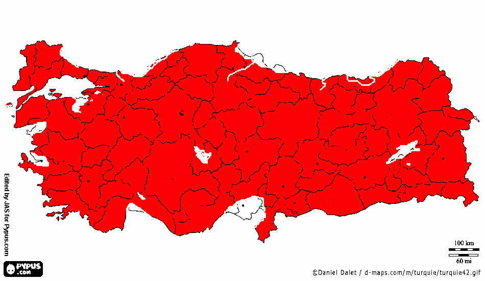 gelecekte türkiye haritası böyle olabilir  boyama