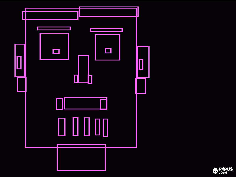 geometrik yüz boyama