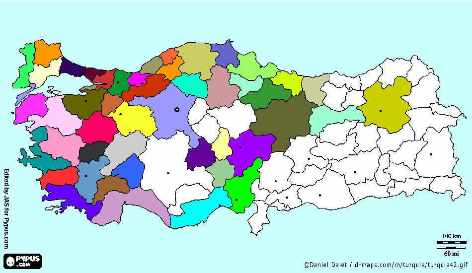 gittiğim yerler boyama
