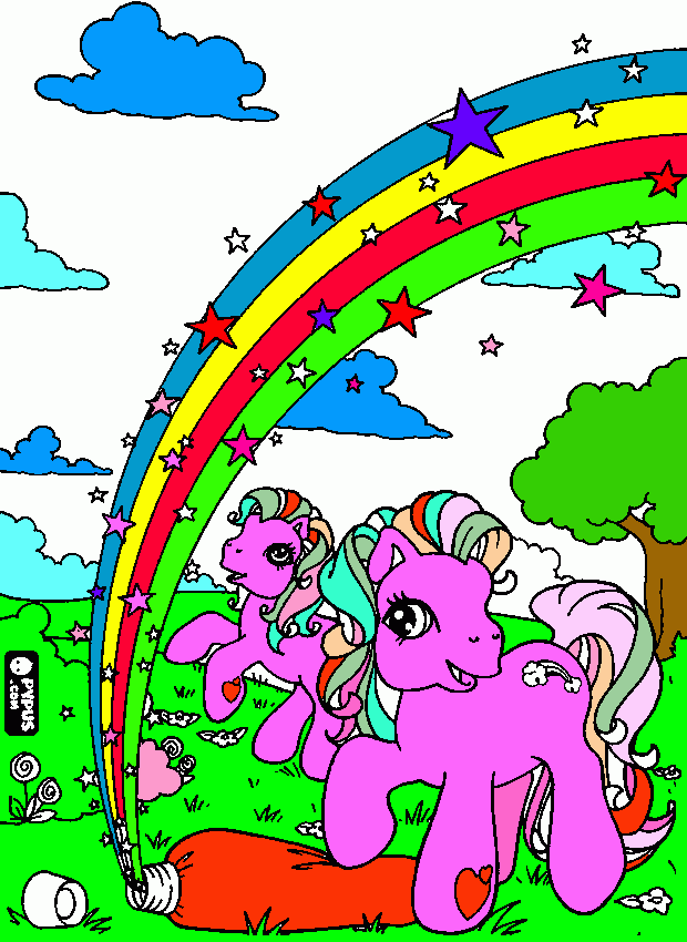 gülsah pony cizimi boyama