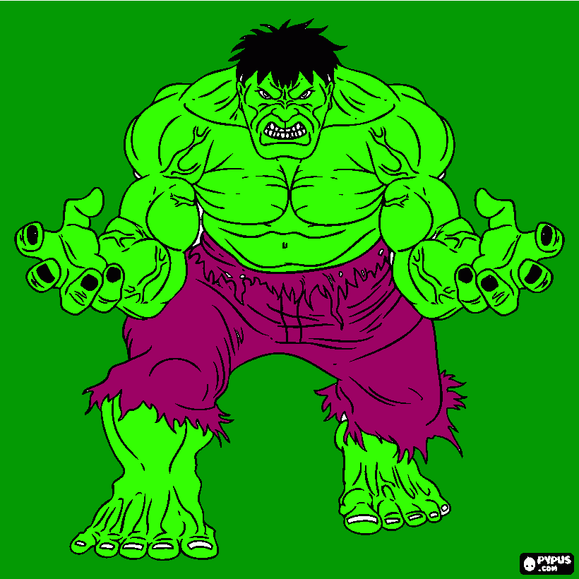 Hulk boyama