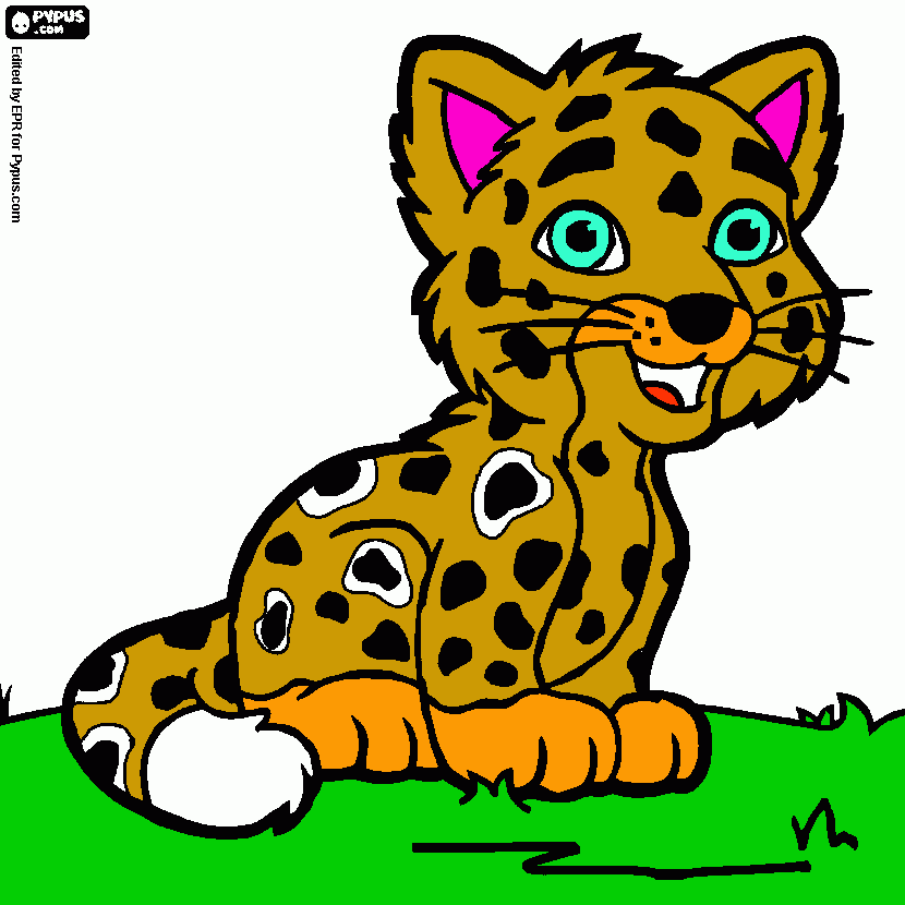 jaguar ismi minik boncuk boyama