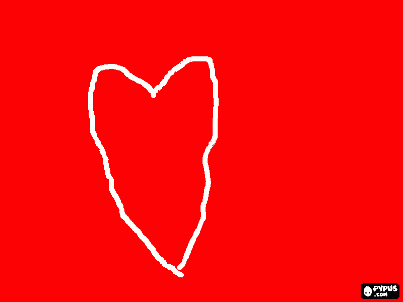 kalp  boyama