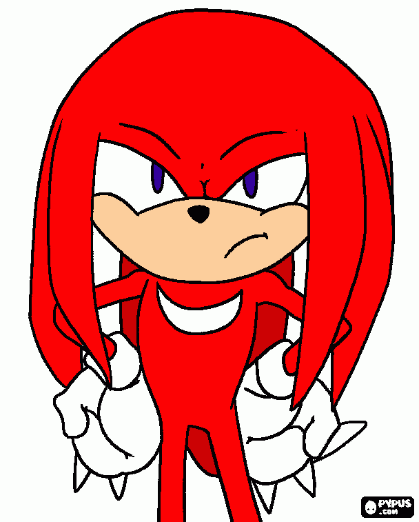 Knuckles boyama