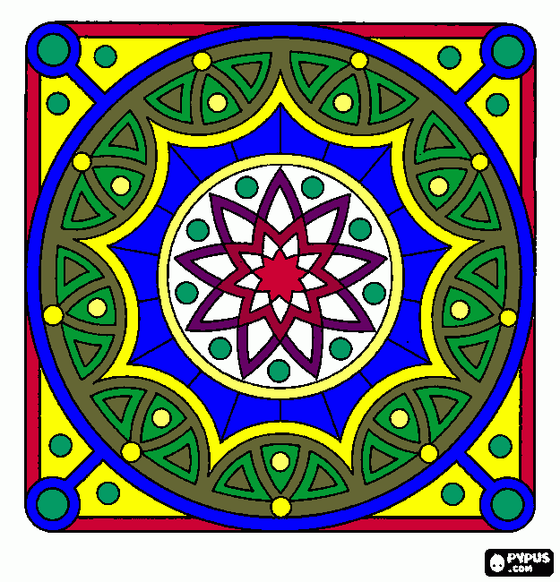 mandal boyama