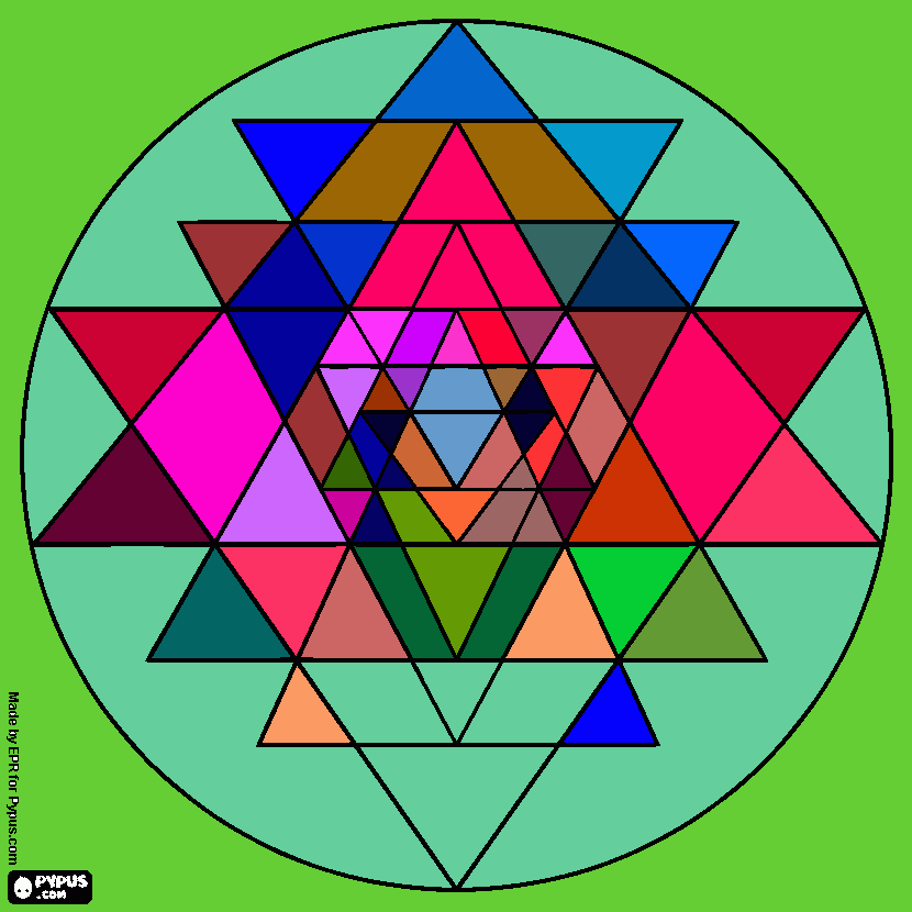 mandala boyama