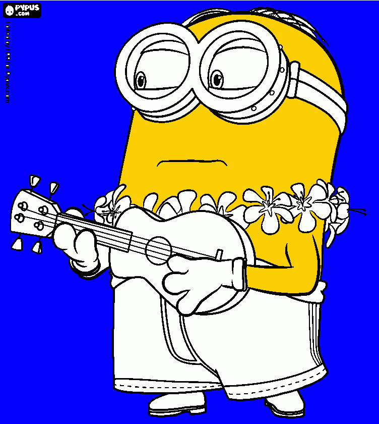 minions boyama