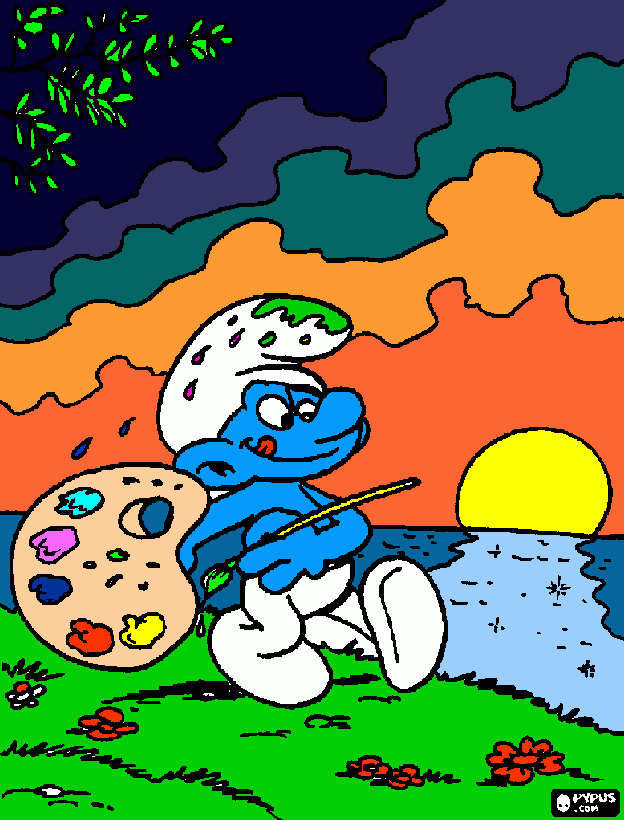  ressam şirin boyama