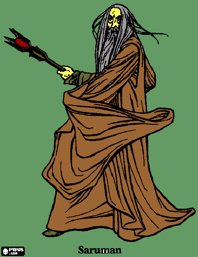 saruman a boyama