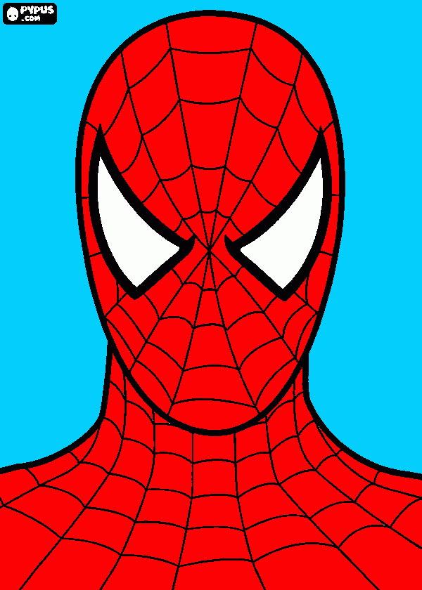 spider-man boyama