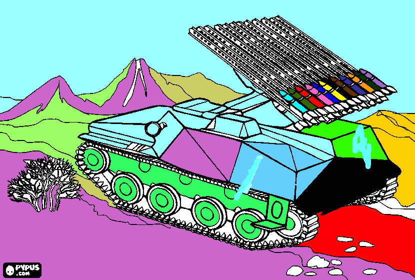 süper tank boyama