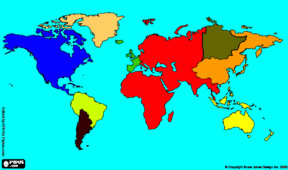 yeni dünya haritası 2023 boyama