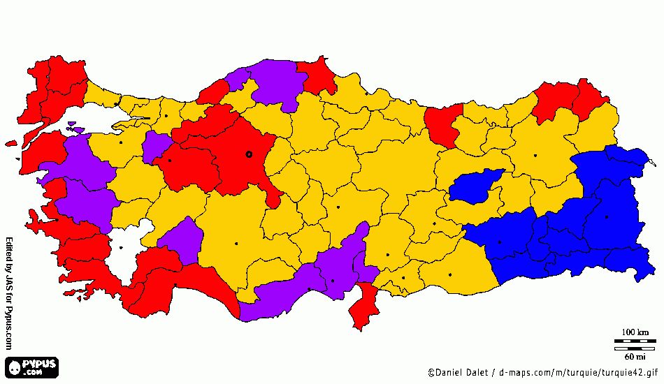 yerel secim tahmini boyama