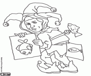 1 Nisan şakaları gün boyama