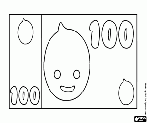 100, Pypus Bankası banknot boyama