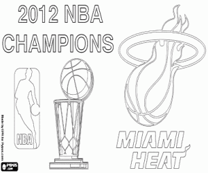 2012 NBA Şampiyonu Miami Heat boyama