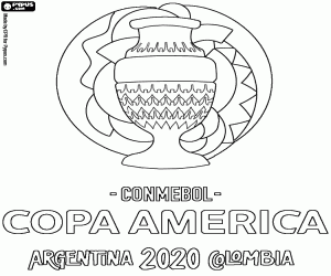 2020-2021 Copa America logosu boyama