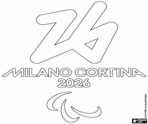 2026 Milano-Cortina Kış Paralimpik Oyunları boyama