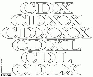 410-460 onlarca sayım için boyama