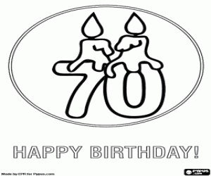 7 ve 0 yanan mumlarla boyama