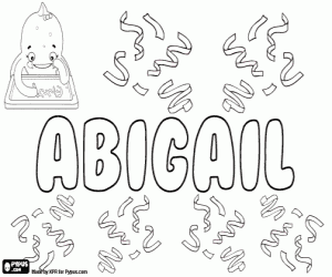 Abigail, İncil adı boyama