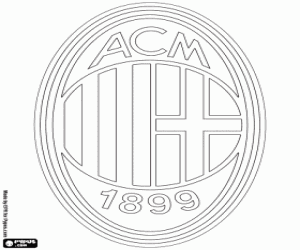 AC Milan logosu boyama
