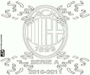 AC Milan, şampiyon 2010-2011 boyama