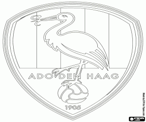 ADO Den Haag logosu boyama