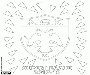 AEK Atina, Super League 2017-18 boyama