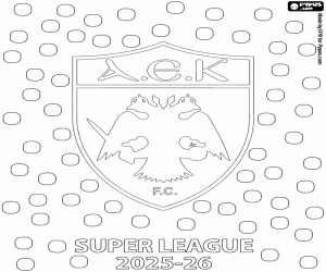 AEK Atina, şampiyon 2025-2026 boyama