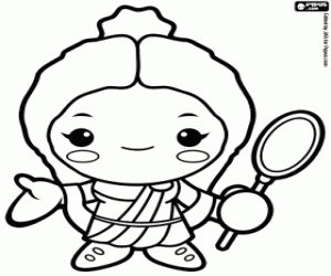 Afrodit veya Venüs, aşk tanrıçası boyama