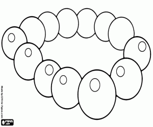 Ahşap bir Budist kolye boyama