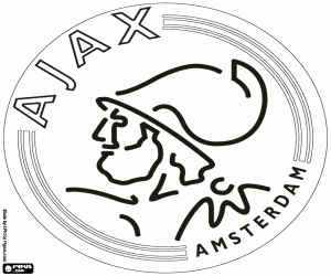 Ajax Amsterdam Madalyası boyama