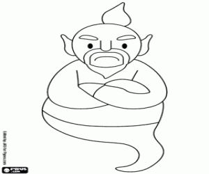 Aladdin lamba cin boyama