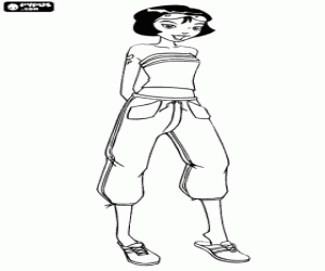 Alex en atletik casus olduğunu boyama