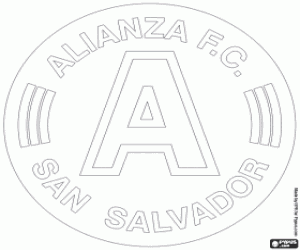 Alianza FC rozeti boyama