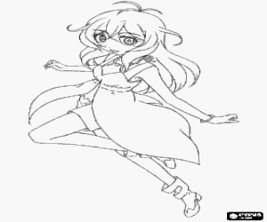 Alice, Bakugan karakter boyama