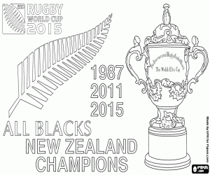 All Blacks, üç kez dünya şampiyonu boyama
