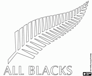 All Blaks logo boyama